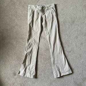 y2k low-rise khakis by Abercrombie & Fitch